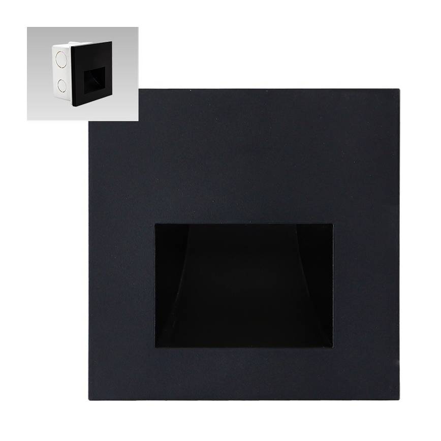 Emithor 70419 - LED Trepivalgusti SUNNY LED/1W/230V 4000K must