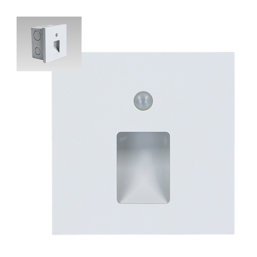 Emithor 70420 - LED Trepivalgusti anduriga VIX LED/1W/230V 4000K valge