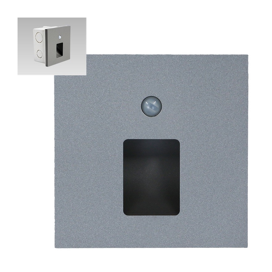 Emithor 70422 - LED Trepivalgusti anduriga VIX LED/1W/230V 4000K hall