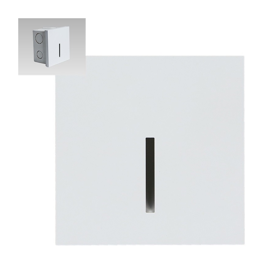 Emithor 70427 - LED Trepivalgusti LINE LED/1W/230V 4000K valge
