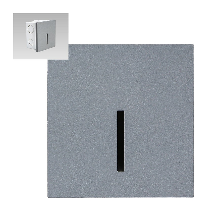 Emithor 70429 - LED Trepivalgusti LINE LED/1W/230V 4000K hall