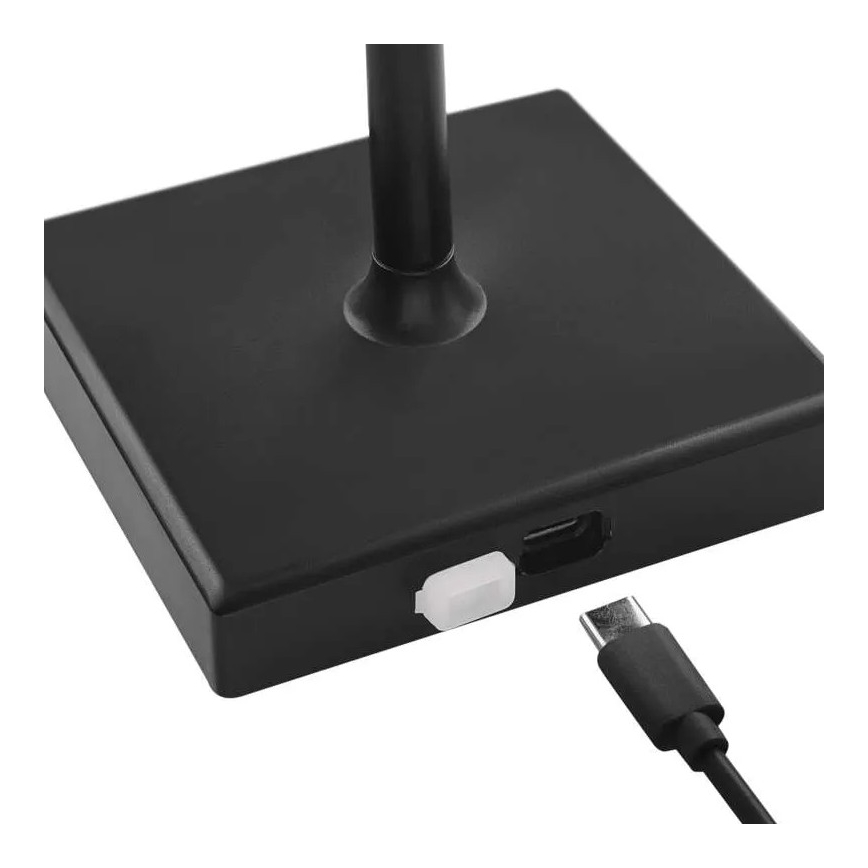 LED Hämardatav taaslaetav lamp KATIE LED/4W/10V 1800mAh IP44 CRI 90 must