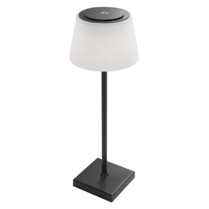 LED Hämardatav taaslaetav lamp KATIE LED/4W/10V 1800mAh IP44 CRI 90 must