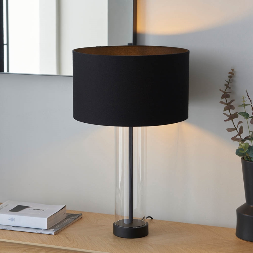 Endon 100440 - Hämardatav laualamp LESSINA 1xE27/10W/230V must