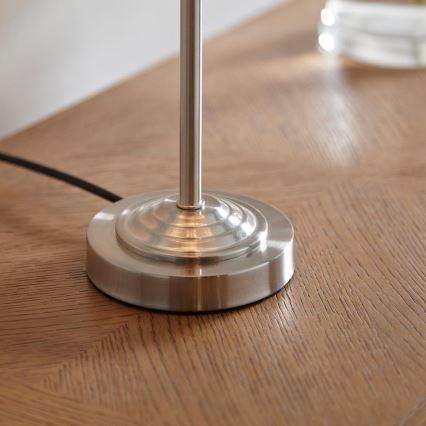 Endon 100646 - Laualamp HIGHCLERE 1xE14/7W/230V beež/mattkroom läbimõõt 25 cm
