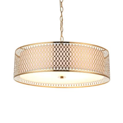Endon 101569 - Ketiga ripplühter CORDERO 3xE27/10W/230V, kuldne