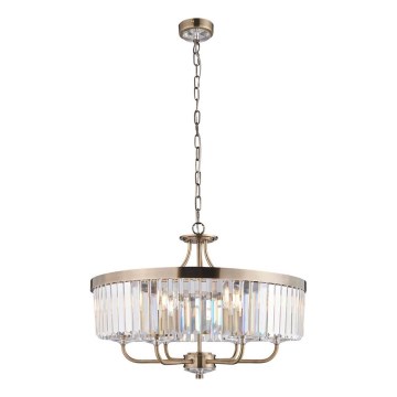 Endon 102505 - ketiga lühter 6xE14/6W/230V, läbimõõt 55 cm, messing