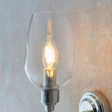 Endon 103316 - Seinavalgusti STOURTON 1xE14/6W/230V läikiv kroom