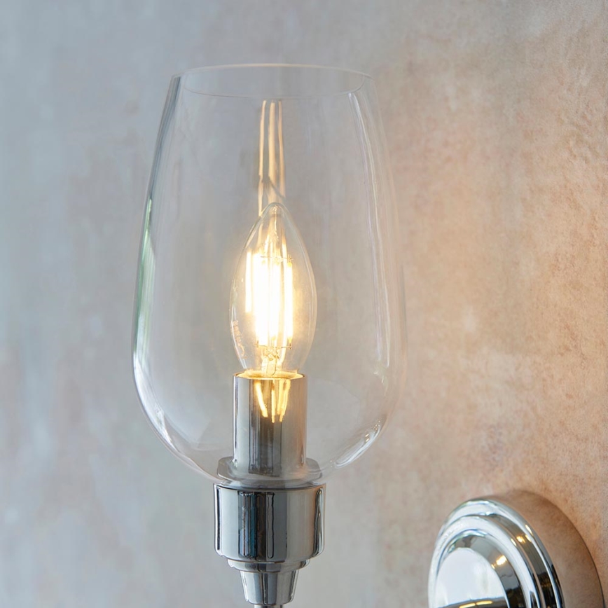 Endon 103316 - Seinavalgusti STOURTON 1xE14/6W/230V läikiv kroom