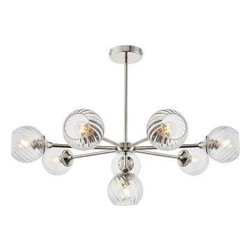 Endon 104051 - Lühter varrega ALLEGRA 8xE14/7W/230V läikiv kroom