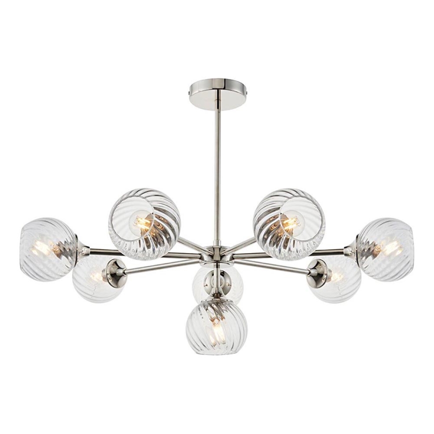 Endon 104051 - Lühter varrega ALLEGRA 8xE14/7W/230V läikiv kroom