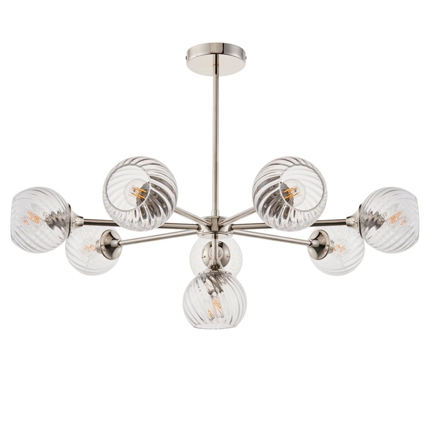 Endon 104051 - Lühter varrega ALLEGRA 8xE14/7W/230V läikiv kroom