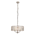 Endon 104466 - Lühter CLIFTON 3xE14/6W/230V läikiv kroom/läbipaistev d. 38,5 cm