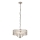 Endon 104466 - Lühter CLIFTON 3xE14/6W/230V läikiv kroom/läbipaistev d. 38,5 cm