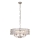 Endon 104467 - Lühter CLIFTON 5xE14/6W/230V läikiv kroom/läbipaistev d. 50,5 cm