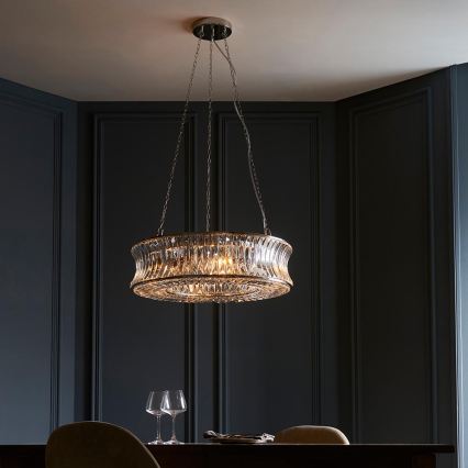 Endon 104528 - ketiga ripplühter 6xE14/6W/230V, läikiv kroom