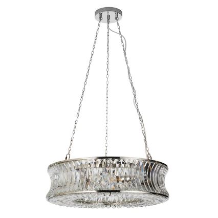 Endon 104528 - ketiga ripplühter 6xE14/6W/230V, läikiv kroom