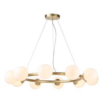 Endon 106008 - Juhtmega ripplühter OTIS 10xG9/3W/230V kuldne