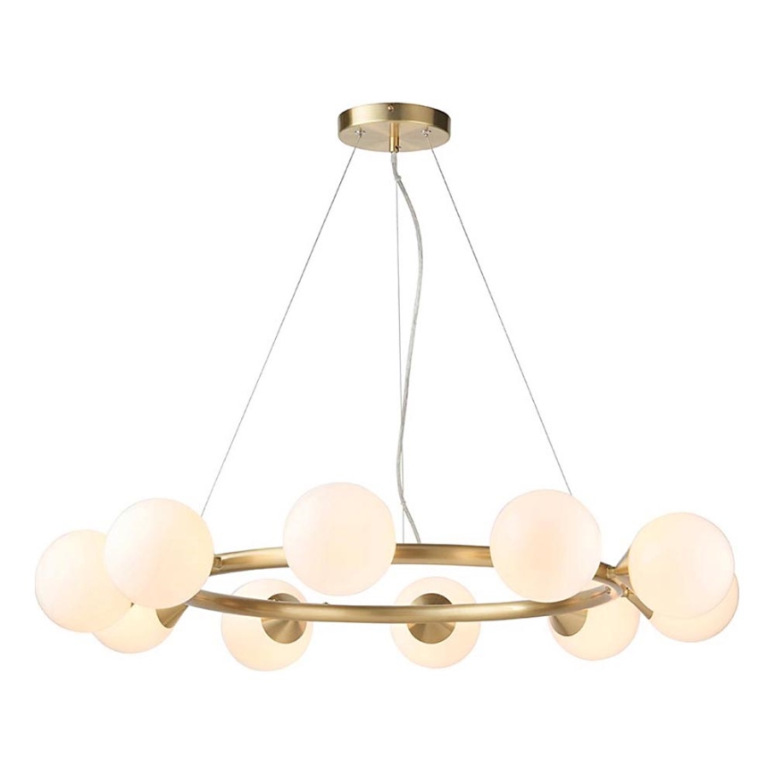 Endon 106008 - Juhtmega ripplühter OTIS 10xG9/3W/230V kuldne