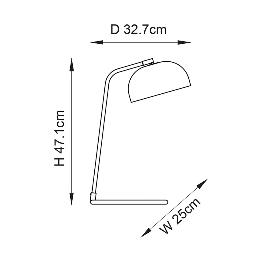 Endon 106336 - Laualamp BRAIR 1xE14/7W/230V must