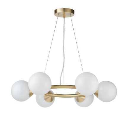 Endon 106390 - OTIS ripplühter kaabliga, 6× G9, 3 W iga, 230 V, kuldne