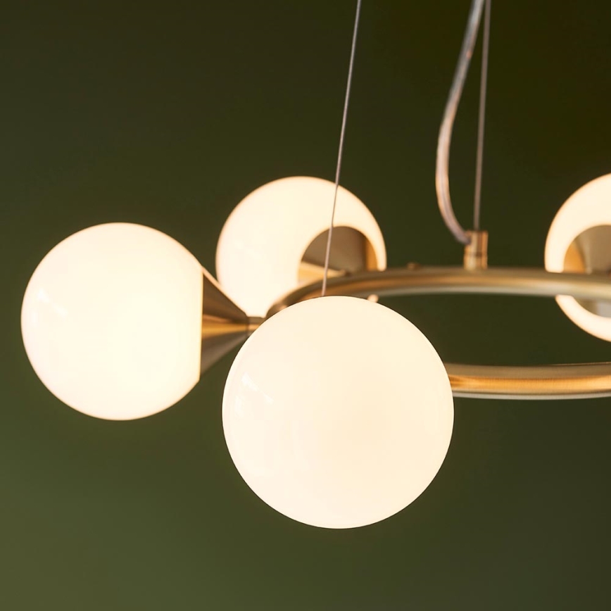 Endon 106390 - OTIS ripplühter kaabliga, 6× G9, 3 W iga, 230 V, kuldne