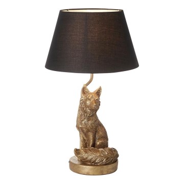 Endon 106796 - Laualamp FOX 1xE14/6W/230V must/messing