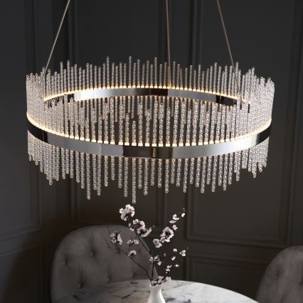 Endon 107108 - LED-lühter riputuskaabliga LED/56W/230V 3000K läikiv kroom