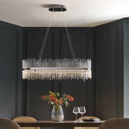 Endon 107109 - LED-rippvalgusti kaablil LED/47W/230V 3000K läikiv kroom