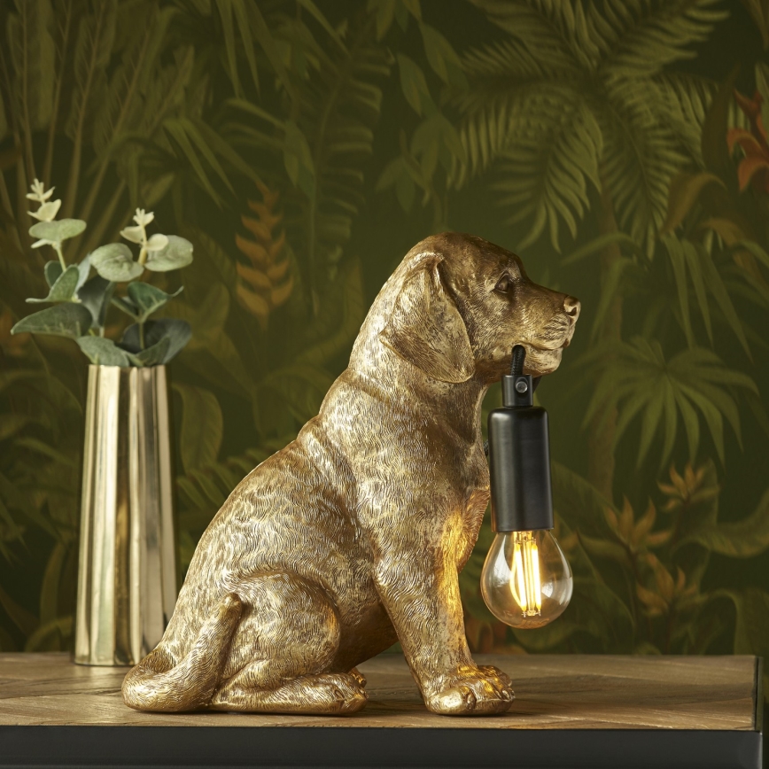Endon 107364 - Laualamp PUPPY 1xE14/7W/230V kuldne