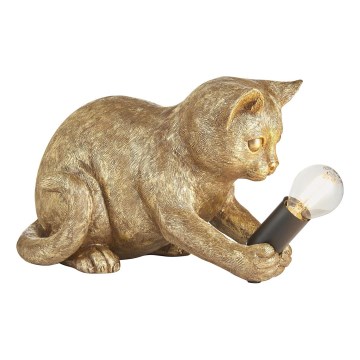 Endon 107389 - Laualamp KITTEN 1xE14/7W/230V kuldne