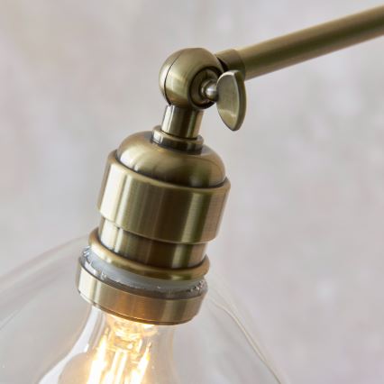 Endon 107609 - Põrandalamp 1xE27/10W/230V messing