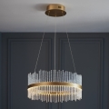 Endon 107671 - LED Hämardatav lühter ADRIEL LED/41W/230V 3000K d. 51 cm kuldne/läbipaistev