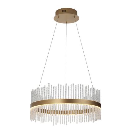 Endon 107671 - LED Hämardatav lühter ADRIEL LED/41W/230V 3000K d. 51 cm kuldne/läbipaistev