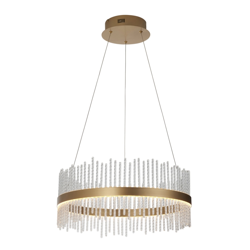 Endon 107671 - LED Hämardatav lühter ADRIEL LED/41W/230V 3000K d. 51 cm kuldne/läbipaistev