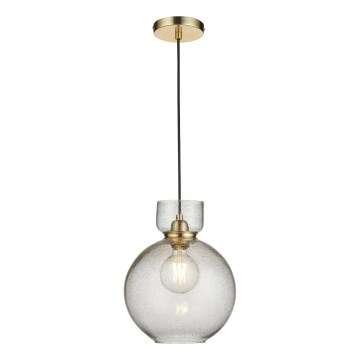 Endon 107948 - Rippvalgusti kaabliga 1xE27/10W/230V kuldne/suitsuhall