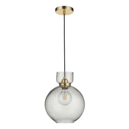Endon 107948 - Rippvalgusti kaabliga 1xE27/10W/230V kuldne/suitsuhall