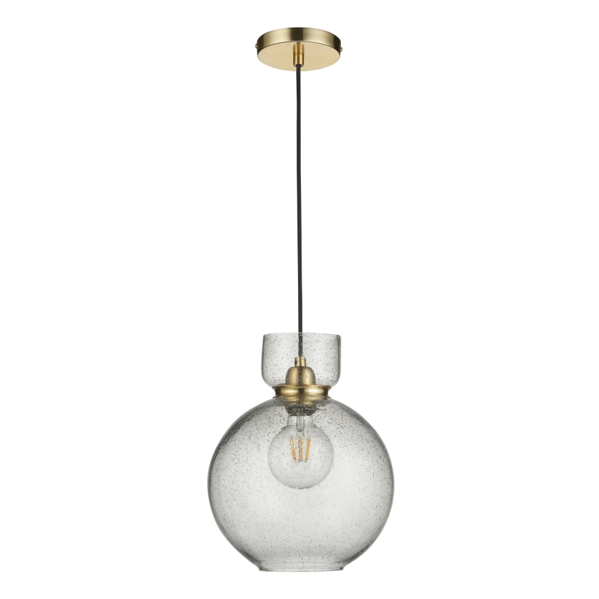 Endon 107948 - Rippvalgusti kaabliga 1xE27/10W/230V kuldne/suitsuhall