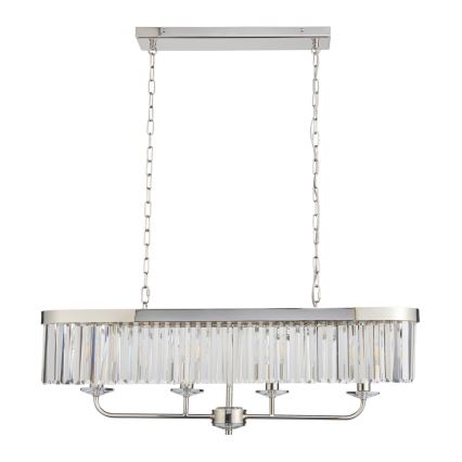 Endon 109058 - ketiga rippuv lühter 4xE14/6W/230V läikiv kroom