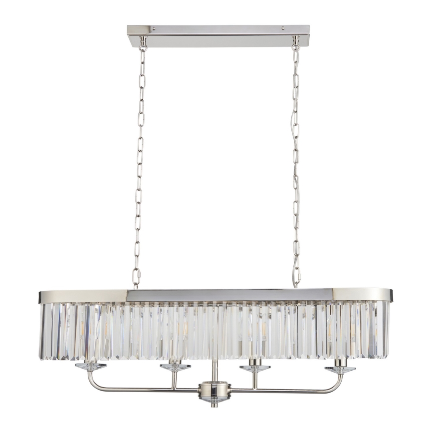 Endon 109058 - ketiga rippuv lühter 4xE14/6W/230V läikiv kroom
