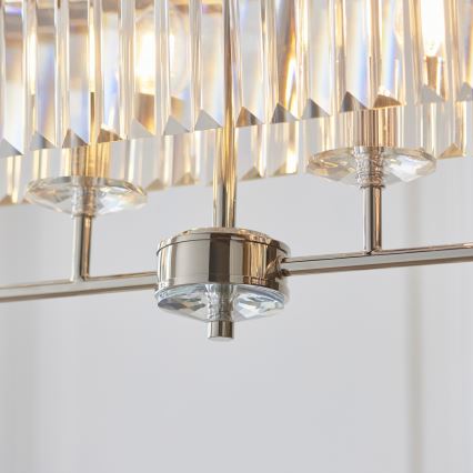 Endon 109058 - ketiga rippuv lühter 4xE14/6W/230V läikiv kroom