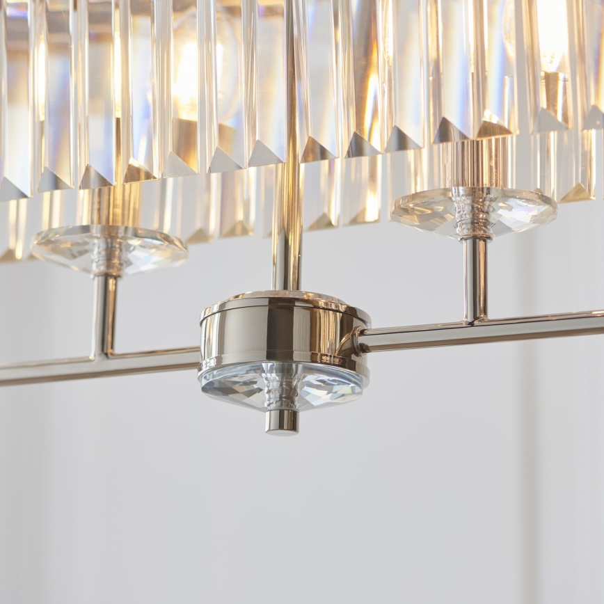Endon 109058 - ketiga rippuv lühter 4xE14/6W/230V läikiv kroom