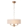 Endon 110723 - Lühter HIGHCLERE 3xE14/40W/230V beež/messing d. 45 cm