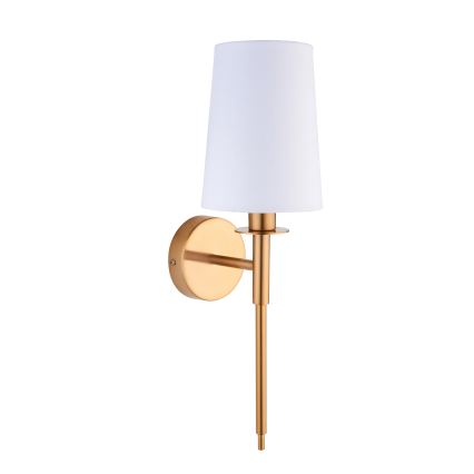Endon 110738 - Seinavalgusti 1xE14/6W/230V valge/kuldne