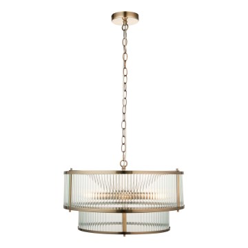 Endon 110944 - Ketiga lühter RIDGETON 5xE14/6W/230V messing