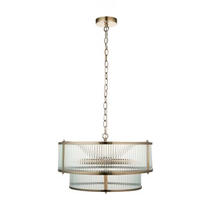 Endon 110944 - Ketiga lühter RIDGETON 5xE14/6W/230V messing