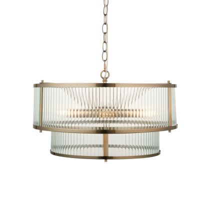 Endon 110944 - Ketiga lühter RIDGETON 5xE14/6W/230V messing