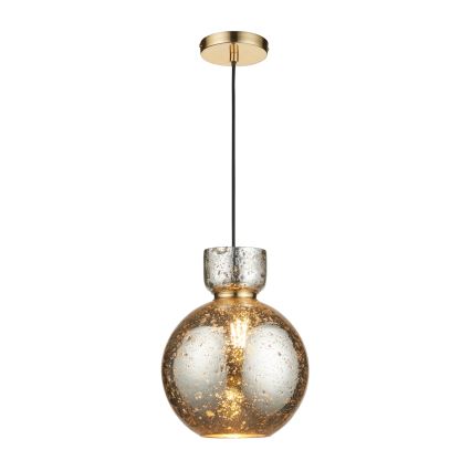 Endon 111336 - Ripplamp kaabliga 1xE27/10W/230V kuldne/suitsune must