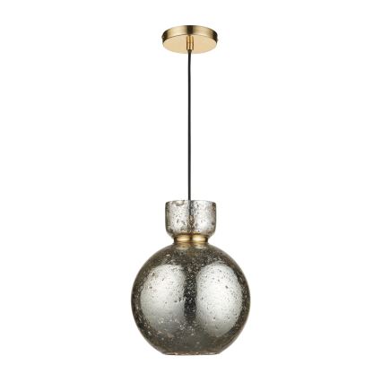 Endon 111336 - Ripplamp kaabliga 1xE27/10W/230V kuldne/suitsune must