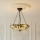 Endon 111869 - Tiffany ASHTON ketiga ripplühter, 3xE27/10W/230V, läbimõõt 45 cm